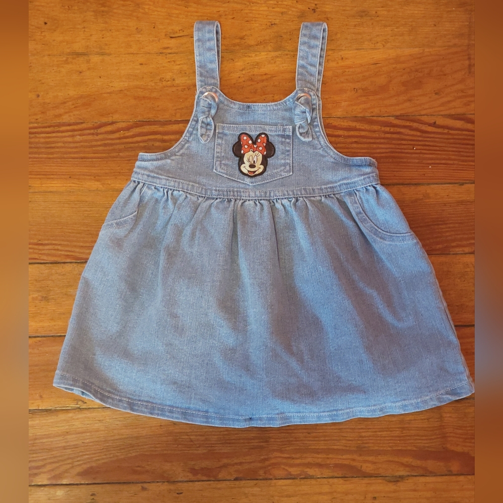 Disney's Minnie Mouse overall dress 24 month